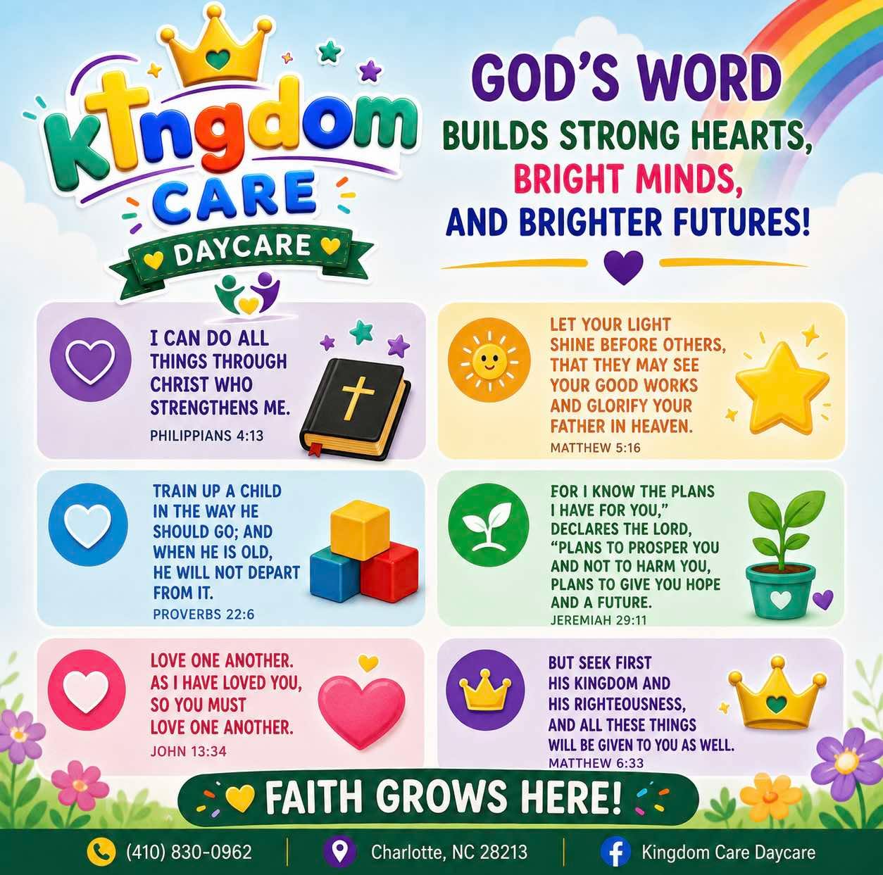 Daycare program flyer